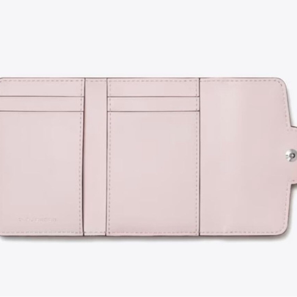 NEW Tory Burch Small Robinson Spazzolato Bi-Fold Wallet - Picture 2 of 5